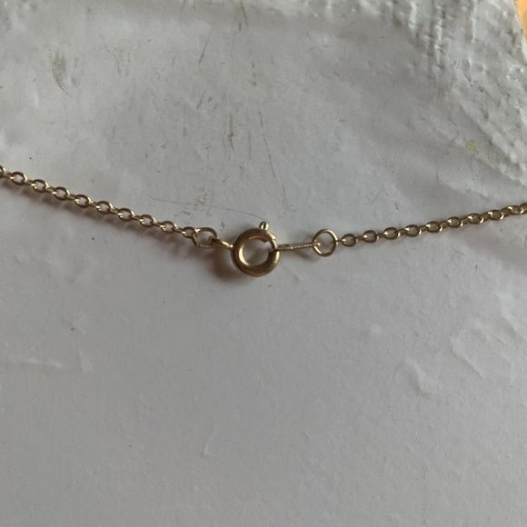 Pretty Faux Orange Sapphire Color Round Solitaire - Picture 4 of 9